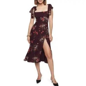 Reformation twilight dress Emmeline floral print size 6